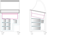 Tefcold Scoop Ice Cream Display with canopy (IC201SCE)