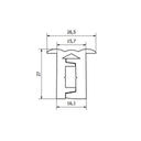 Waterproof Continuous Hinge For Catering Hatch