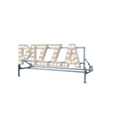 'PIZZA' Marquee Bulb Mounted Top Sign