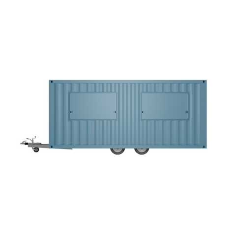Shipping Container Style Food Trailers | 12ft–18ft Towable Units – GHST ...